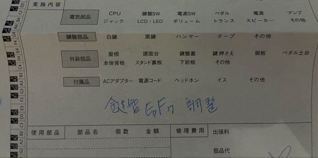 カワイ電子ピアノCA67R、椅子