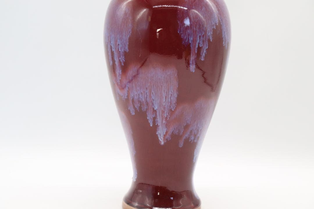 中国　鈞釉　瓶　送料込み1030