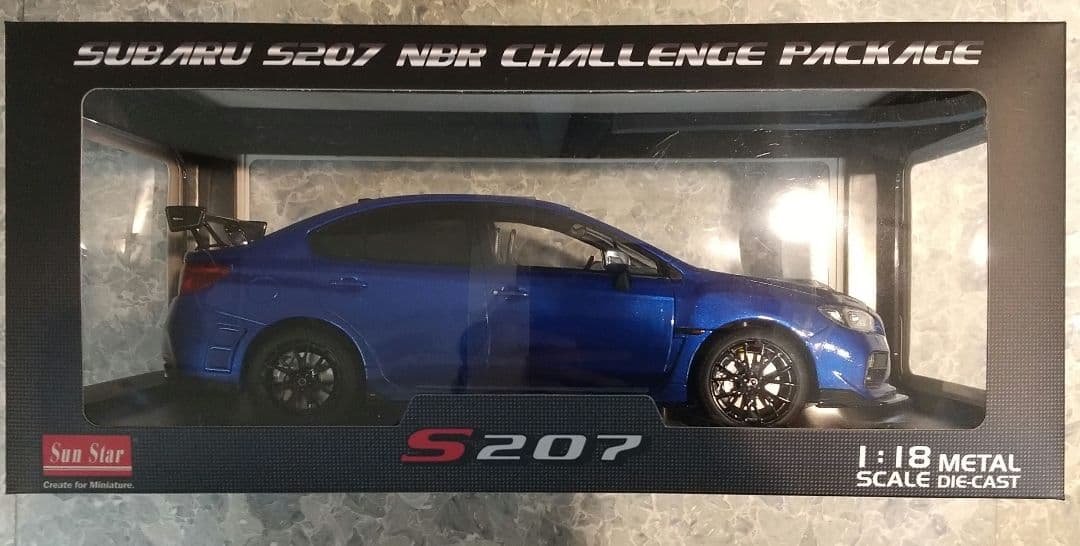 サンスター1/18スバル WRX STI S207 NBR チャレンジパッケージ