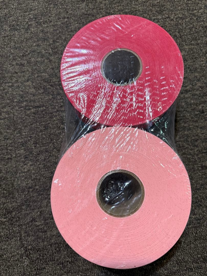 チケット 4ロール 赤 青 黄 ピンク