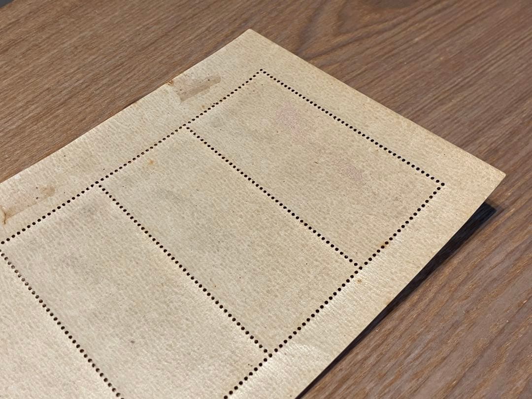 【未使用品】趣味の週間記念 見返り美人／月に雁 5枚綴り小型シート2枚セット