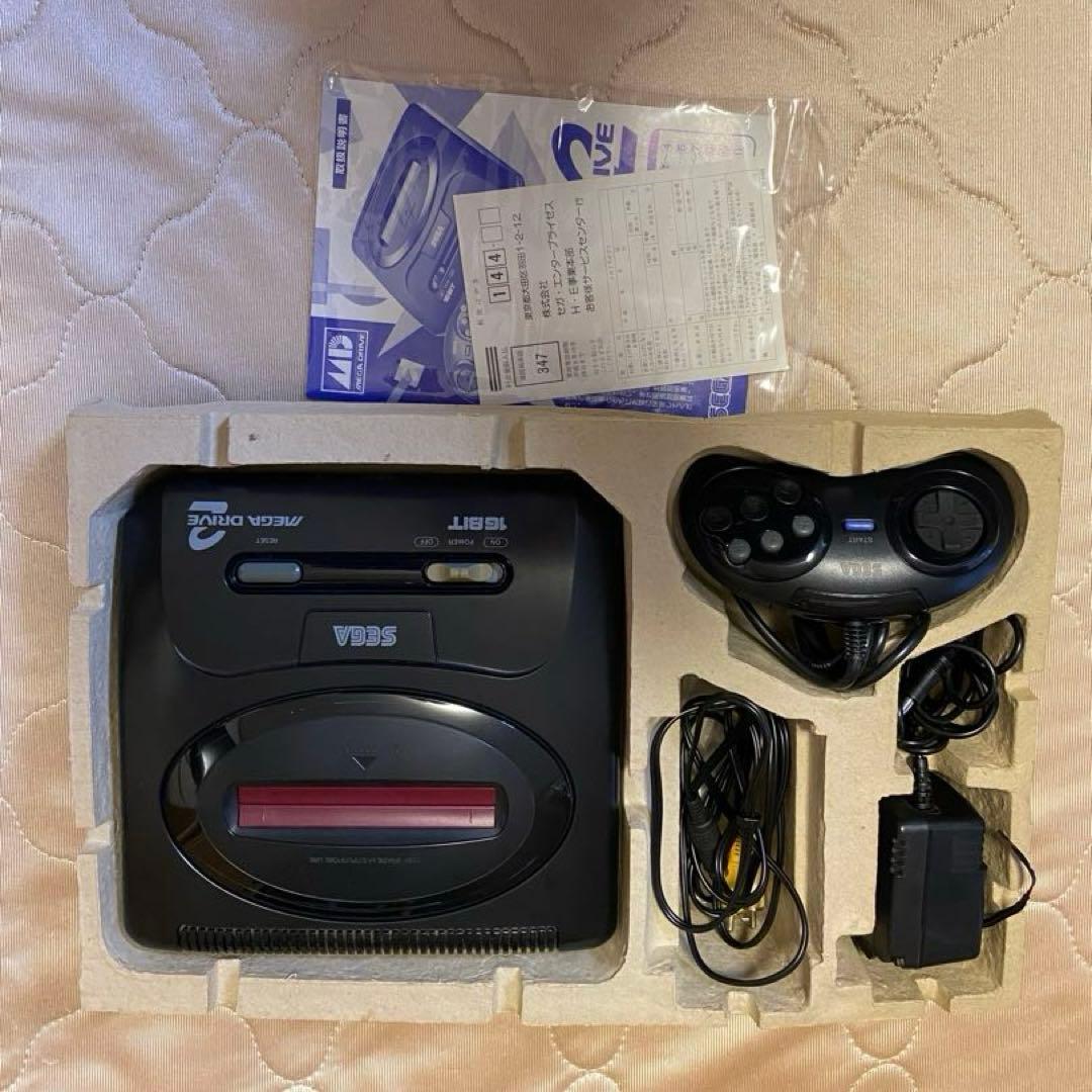 SEGA MEGA DRIVE 2 本体 コントローラー付き