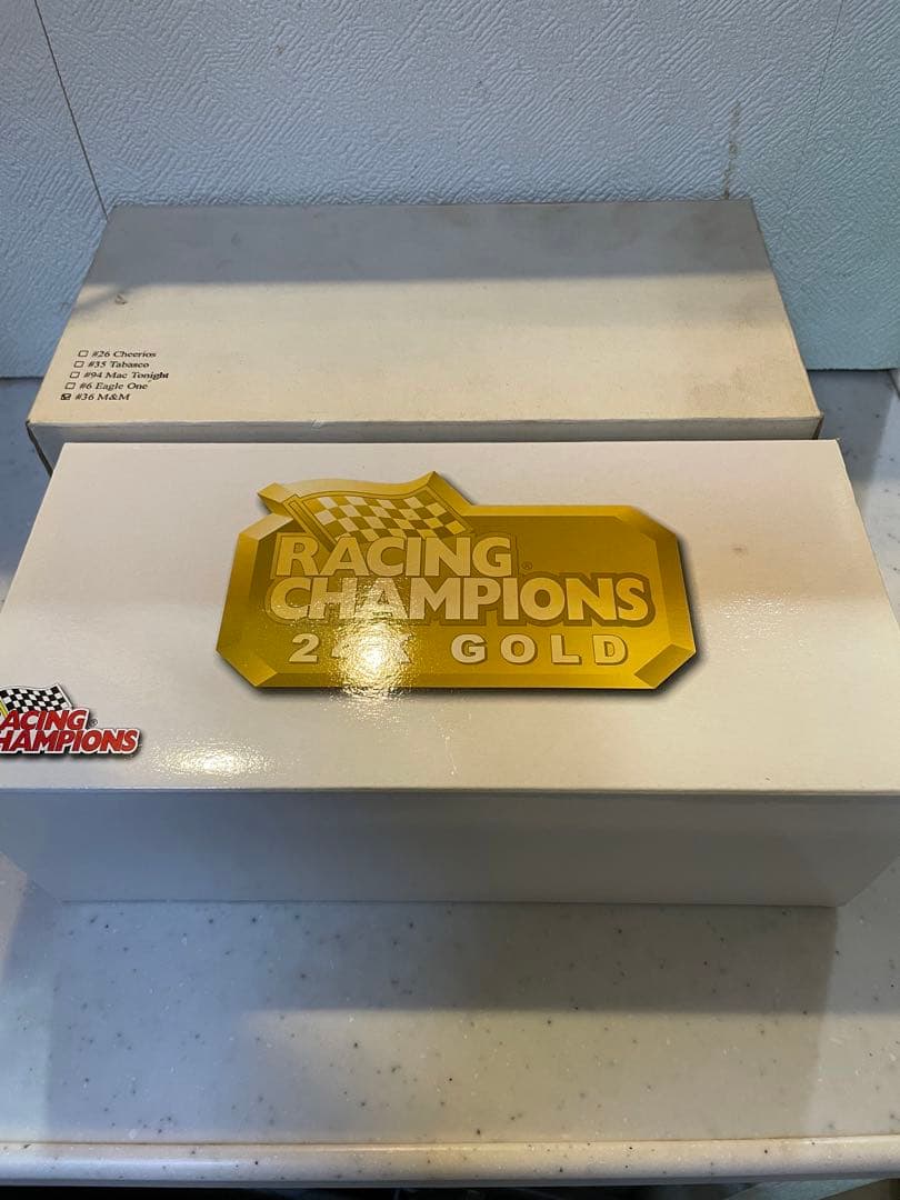 希少！金メッキ！ナスカー　ミニカー　M&M 1/24スケール　24Kゴールド