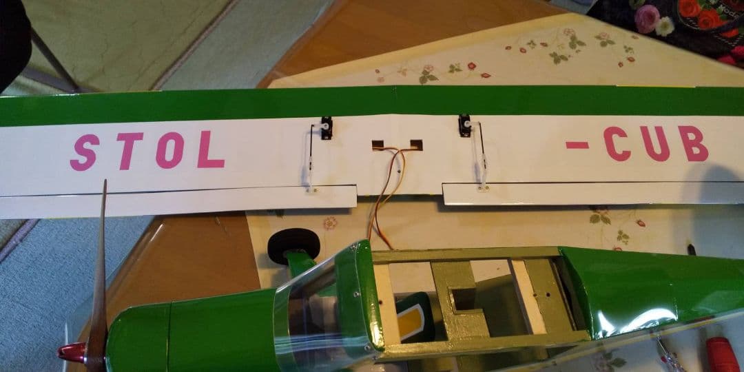 ラジコン飛行機　自作機　受信機付き