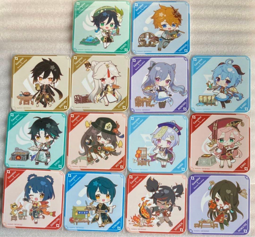 原神 アクリルスタンド ポストカード 色紙 コースター まとめ売り