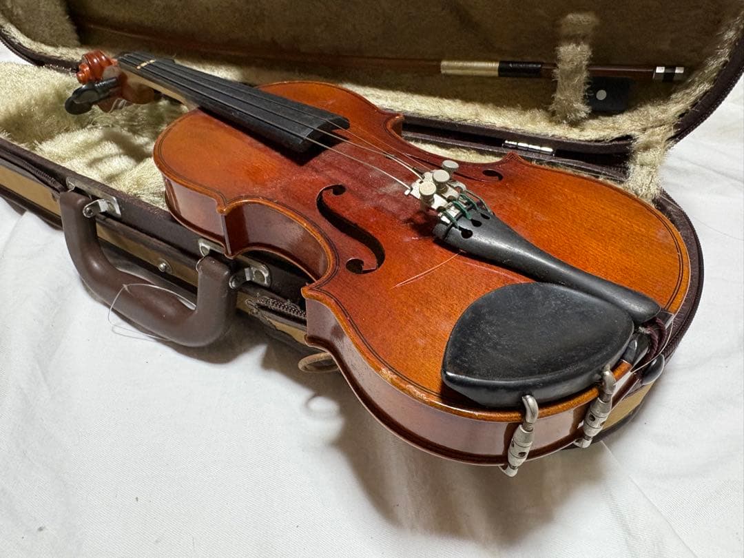 スズキ　バイオリン　No.200 1/10サイズ　ケース付良品1922-04-1