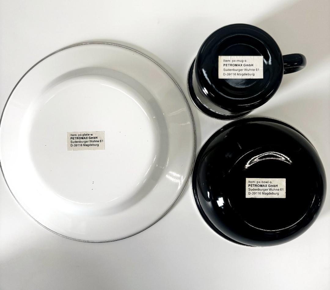 PETROMAX/ペトロマックス　エナメルプレート＆ボウル＆カップセット