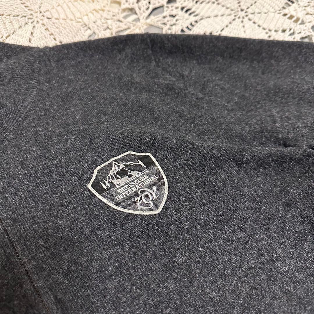 未使用品☆カシミヤ100%☆ゾーイ☆ハーフジップセーター☆グレーブラック