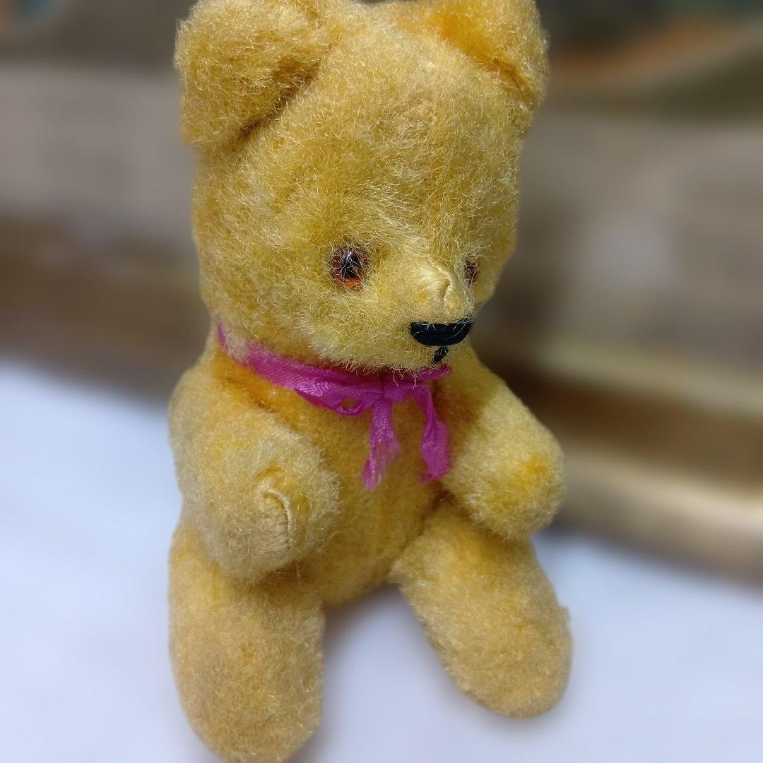 ♥フランスからやって小ぶりな可愛い　アンティーク　テディベア♥