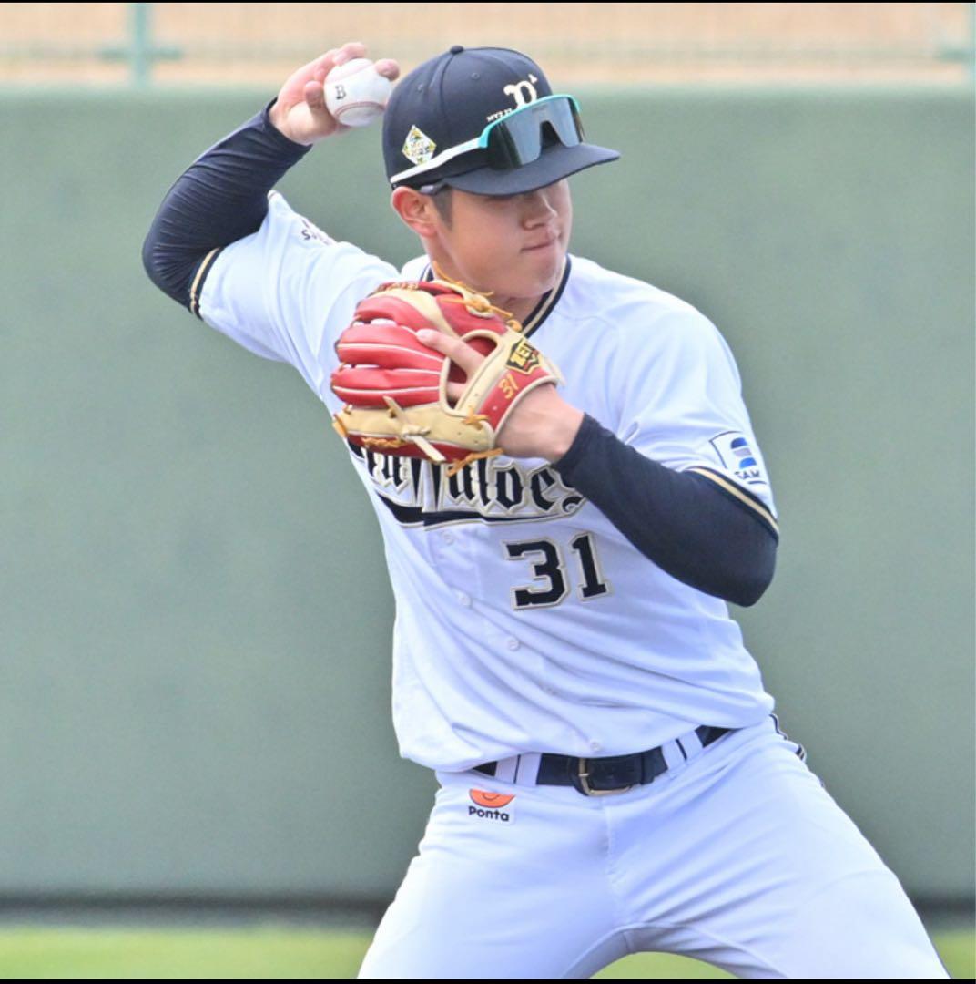 プロ支給品　実使用　太田椋　オリックス　ゼット　プロステイタス　内野手　日本製