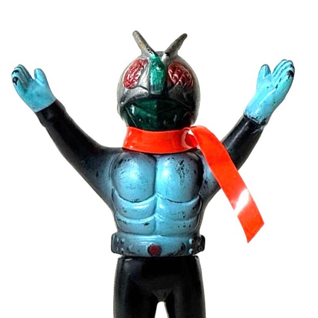 当時物 旧バンダイ 仮面ライダー ミニソフビ