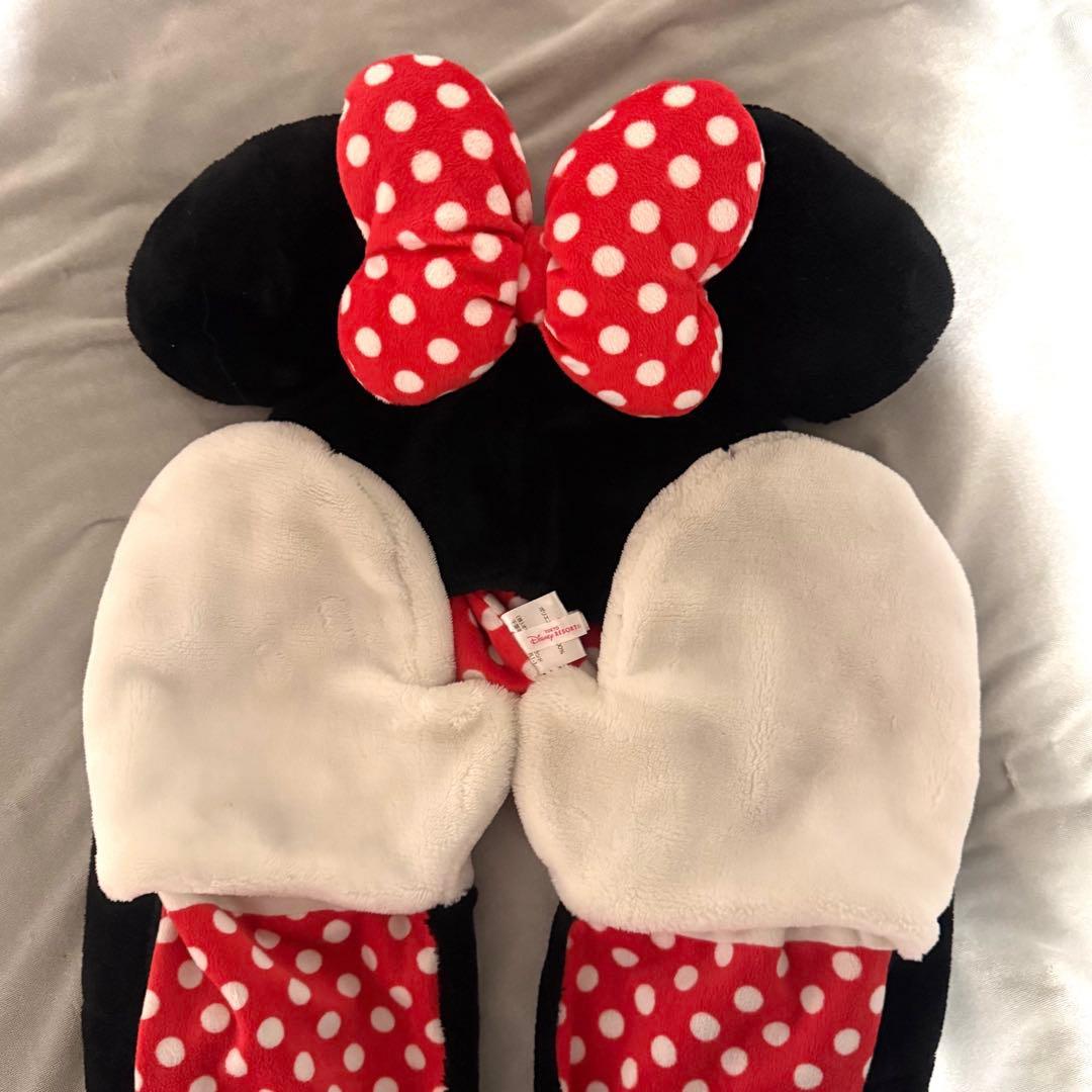 ディズニー ミニー マフラーキャップ ヘアピン