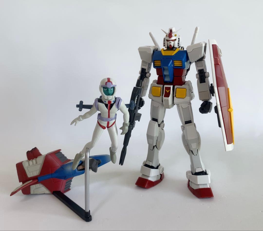 ガンダム【２体セット】スーパーハイコンプロ！RG！アムロ！カツ！レツ！キッカ！