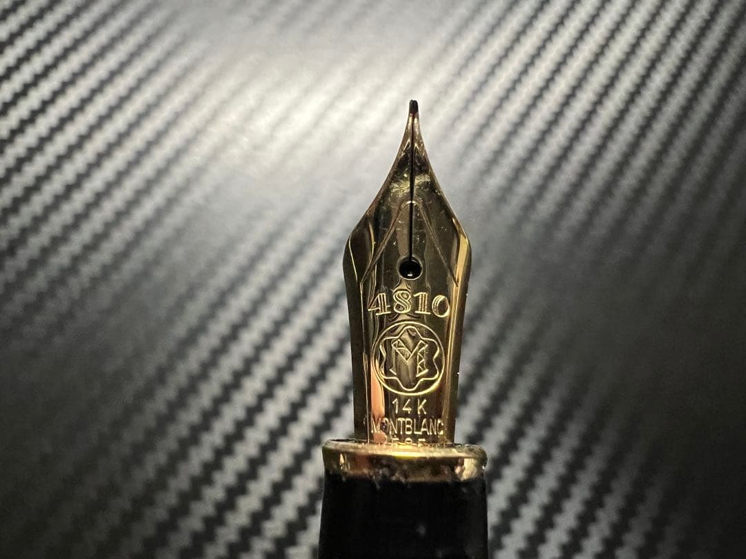 モンブラン 144 ブラック 全金 EF 万年筆 前期型