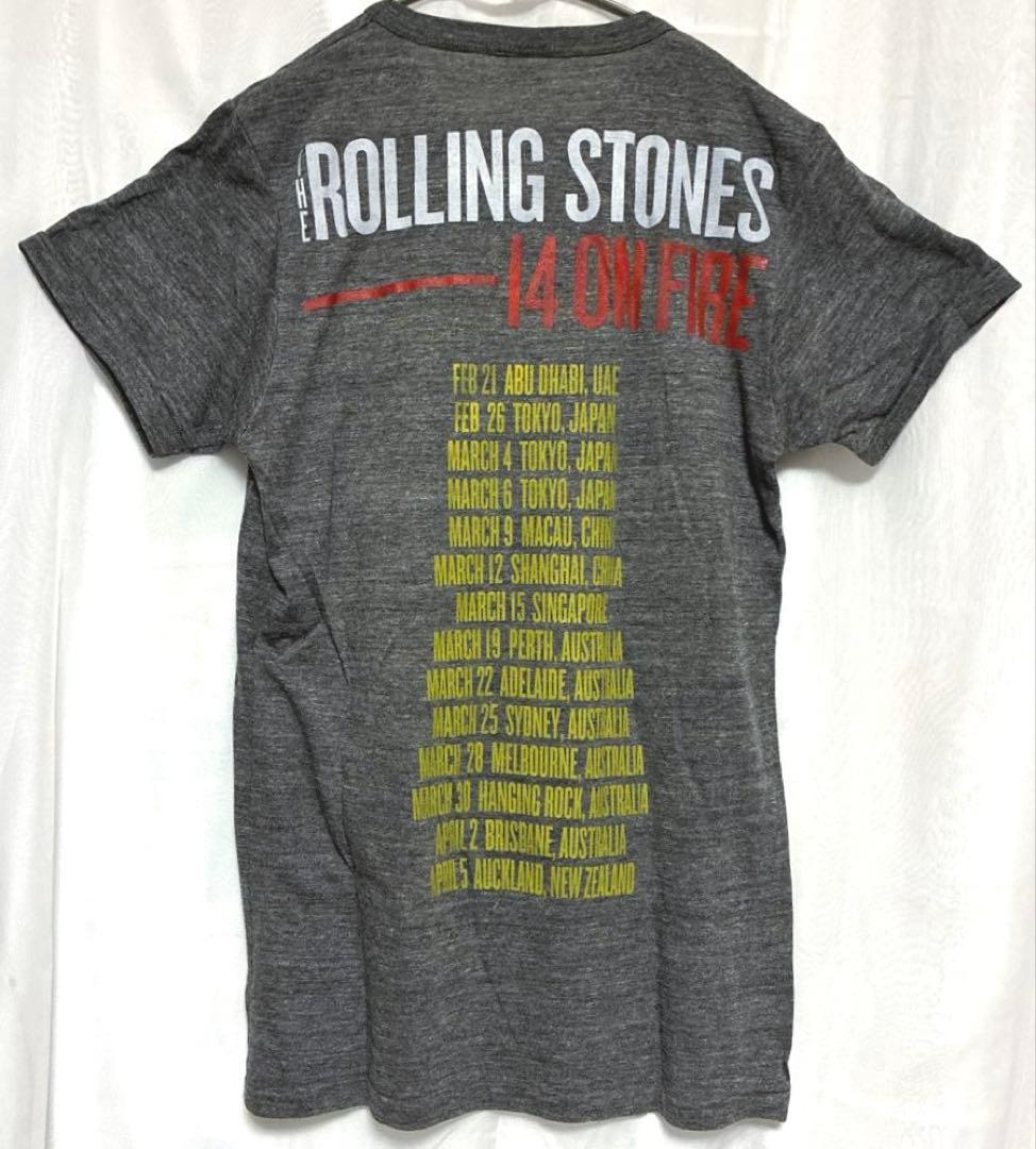 ローリングストーンズ 2014年 【14ONFIRE 】ツアーTシャツ M