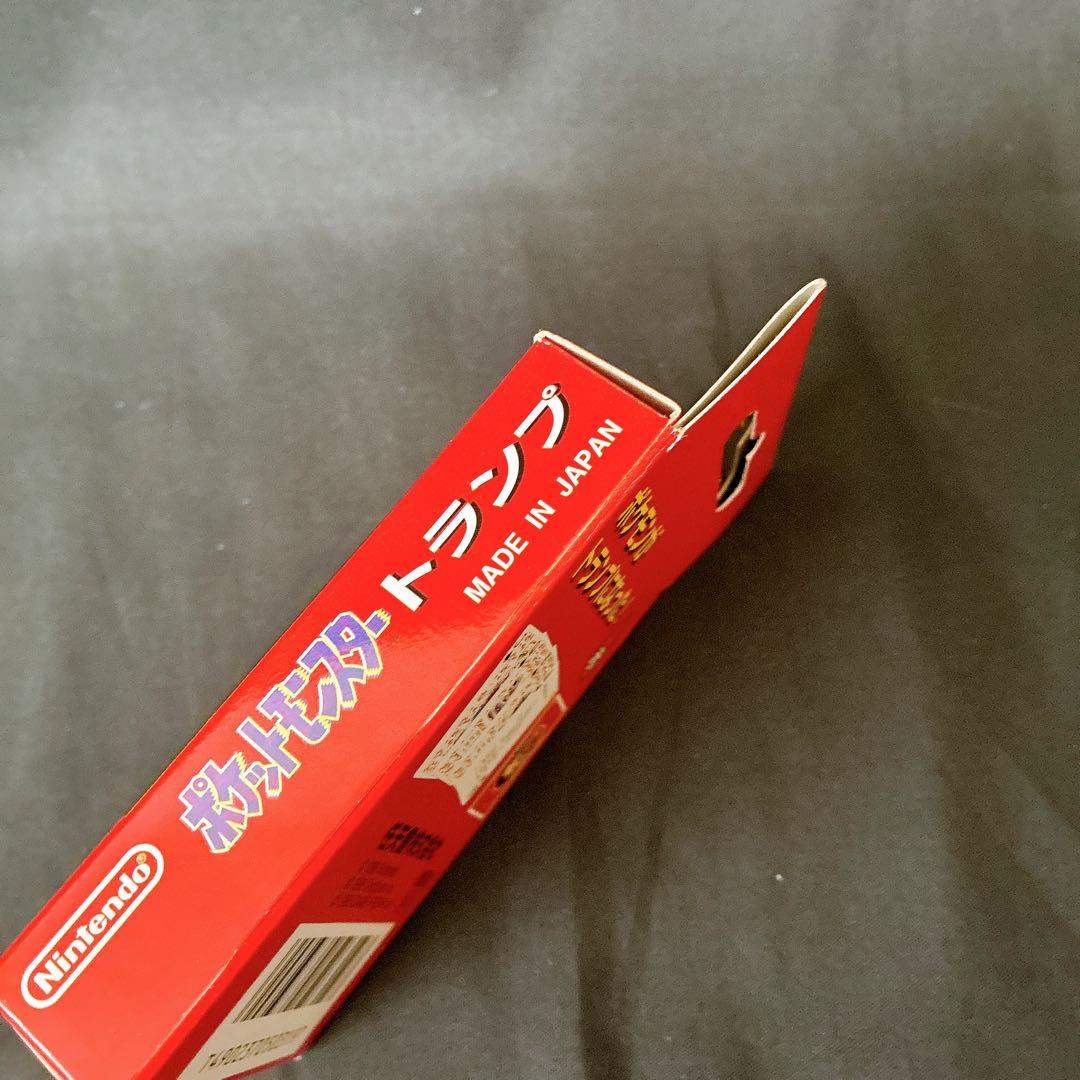 ポケモンカード　ポケットモンスター　赤　トランプ　レッド