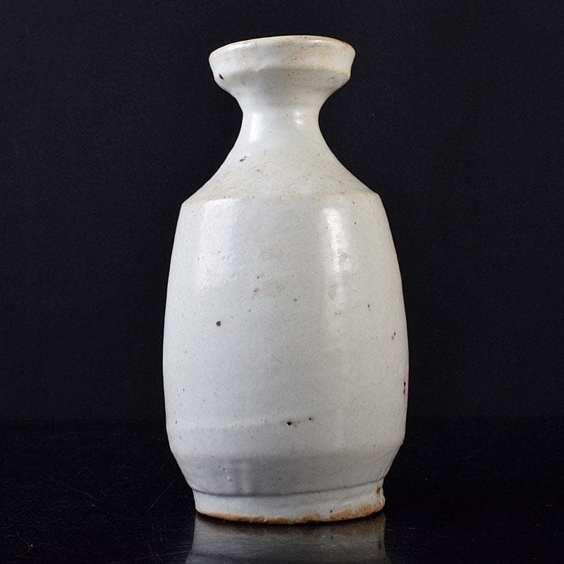 朝鮮美術　李朝　高麗白磁　徳利　D　R8378