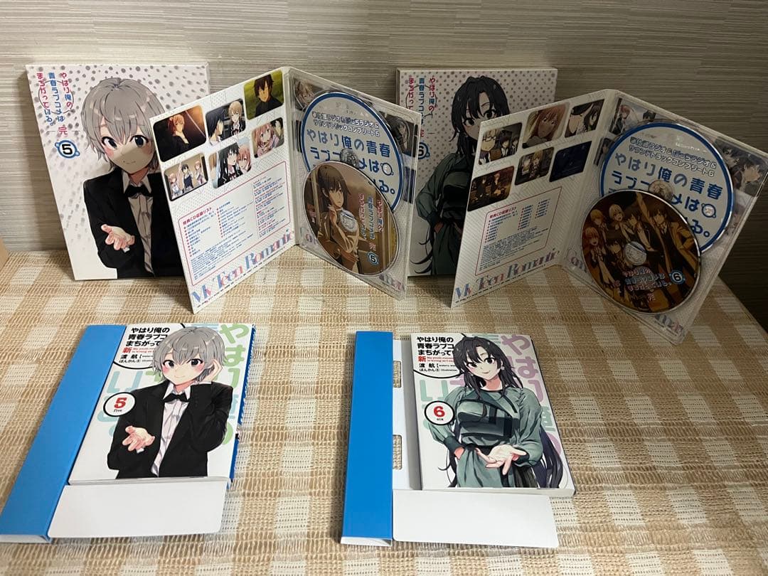 小説付　やはり俺の青春ラブコメはまちがっている。完 初回全6巻セット　DVD