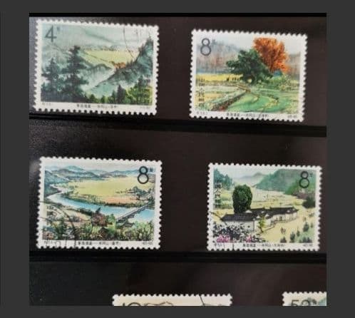 中国切手 特73 革命の揺籃 井岡山 8種完 1965年