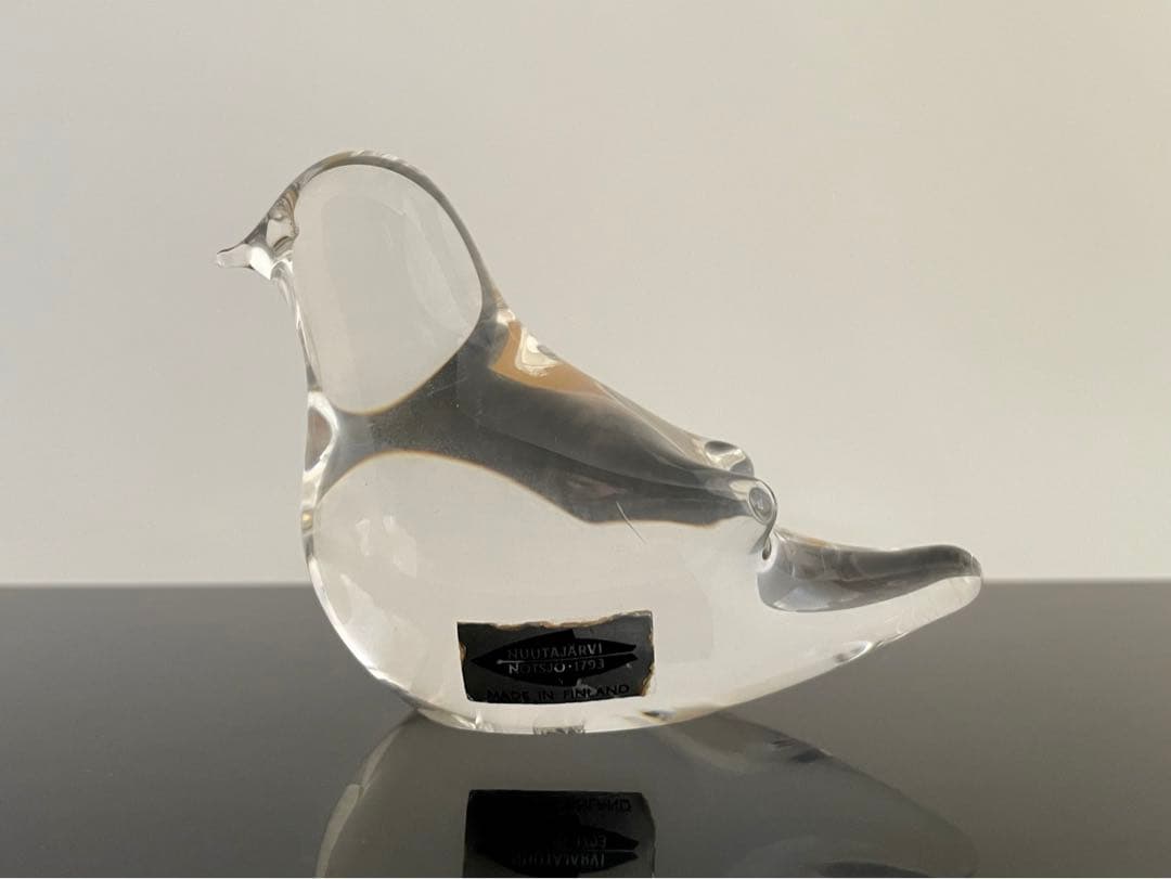 ヌータヤルヴィ nuutajarvi ガラス 鳥のオブジェ　イッタラ バード