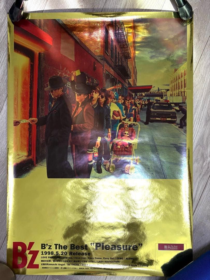 B'z Bestアルバム他　復刻版ポスター5枚セット