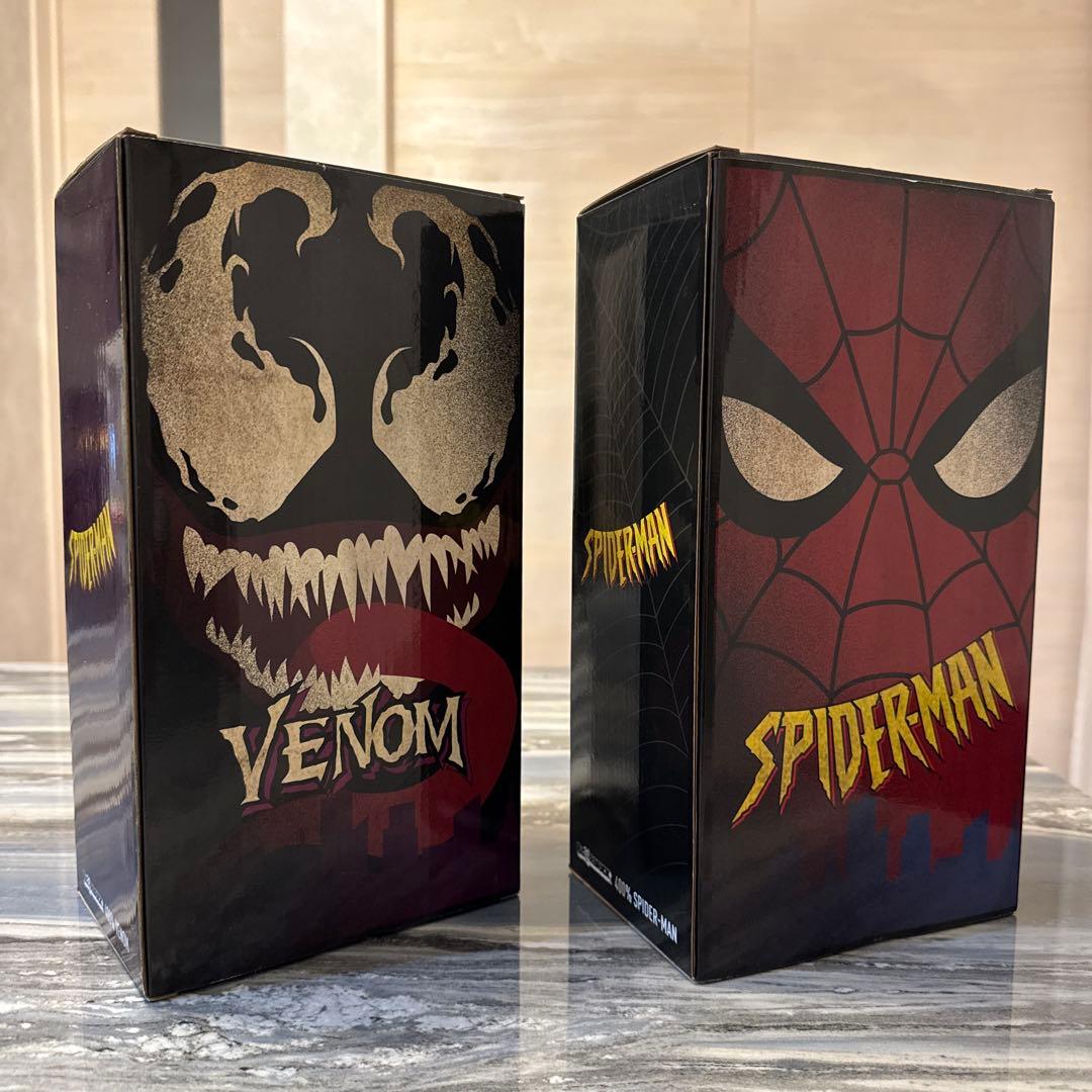 ベアブリック400% スパイダーマン　ヴェノム