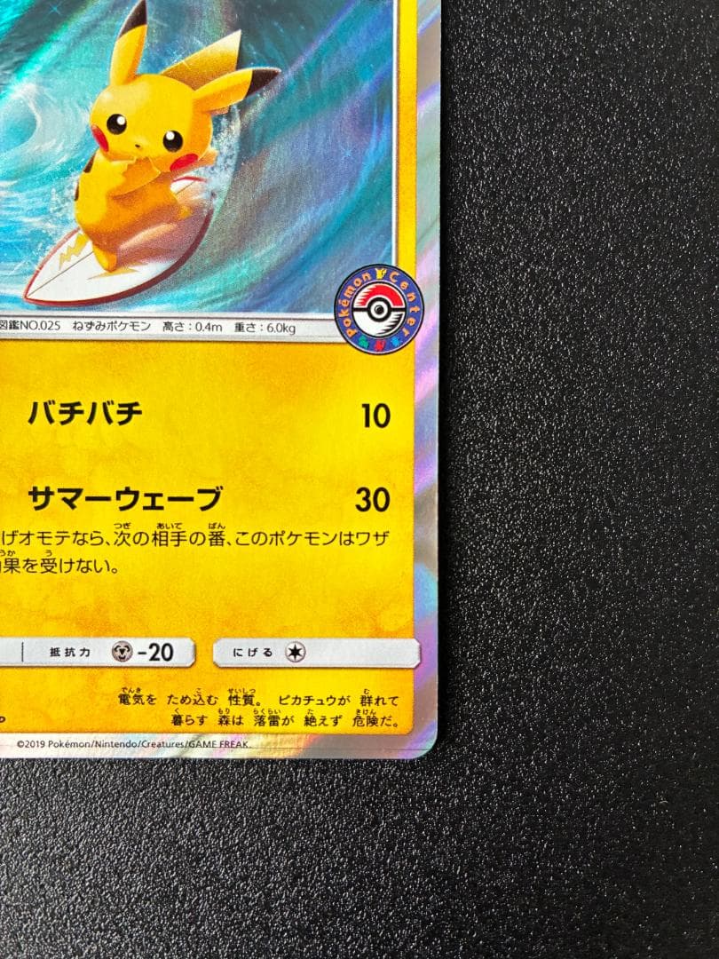 海で遊ぶピカチュウ