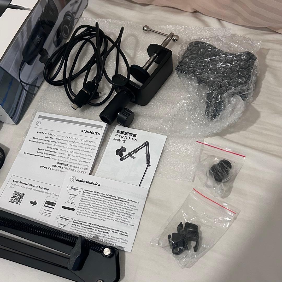 Audio Technica AT2040USB マイク マイクアーム