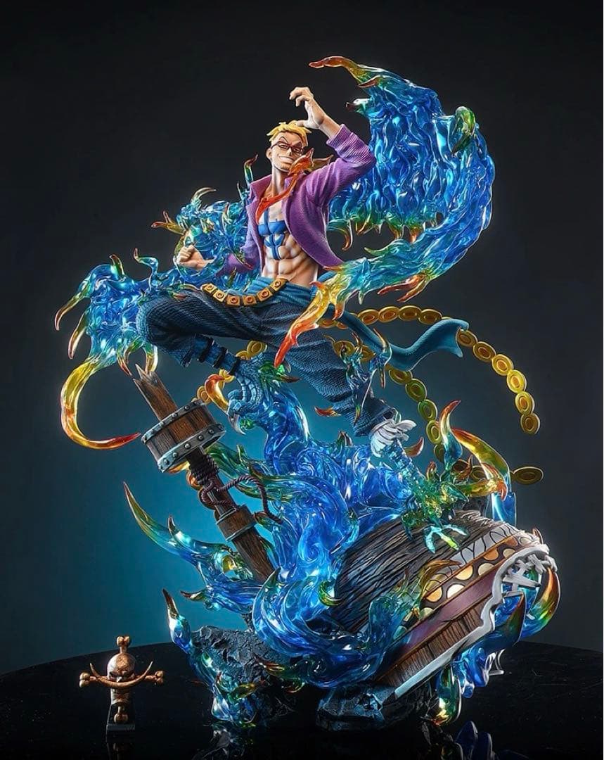 【新品】ワンピース 不死鳥 マルコ フィギュア ガレージキット