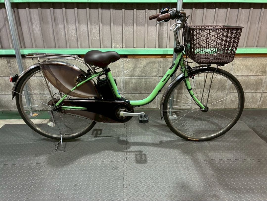 №8301 電動自転車 パナソニック ビビDX 26インチ バッテリー大容量！