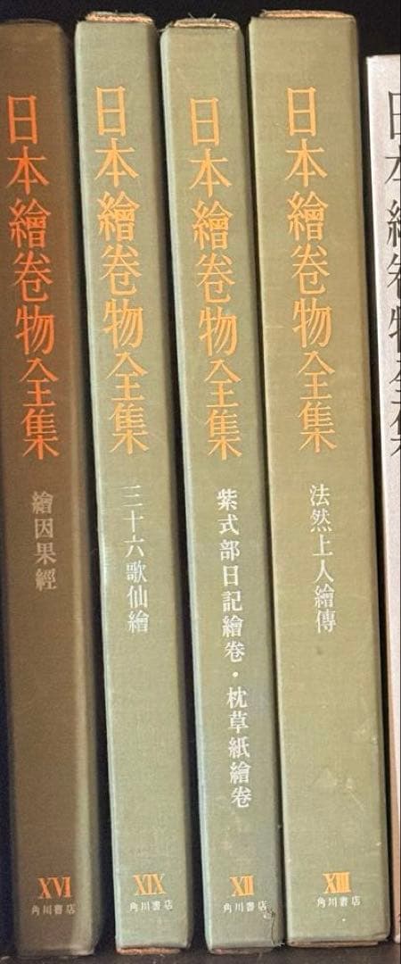 日本絵巻物全集 24巻セット　角川書店　中古書籍