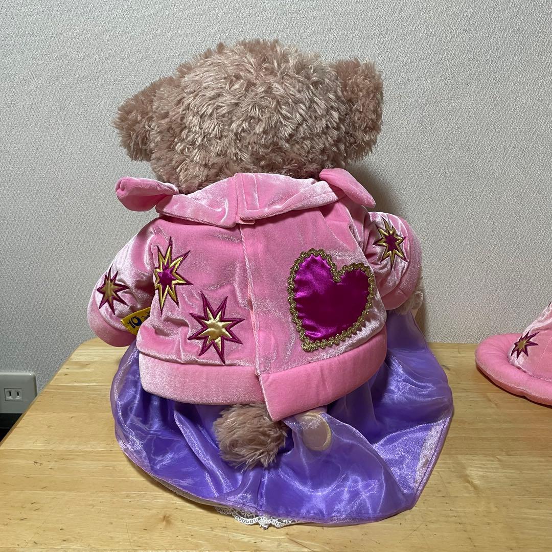 ダッフィー シェリーメイディズニー10周年記念限定Mサイズぬいぐるみ