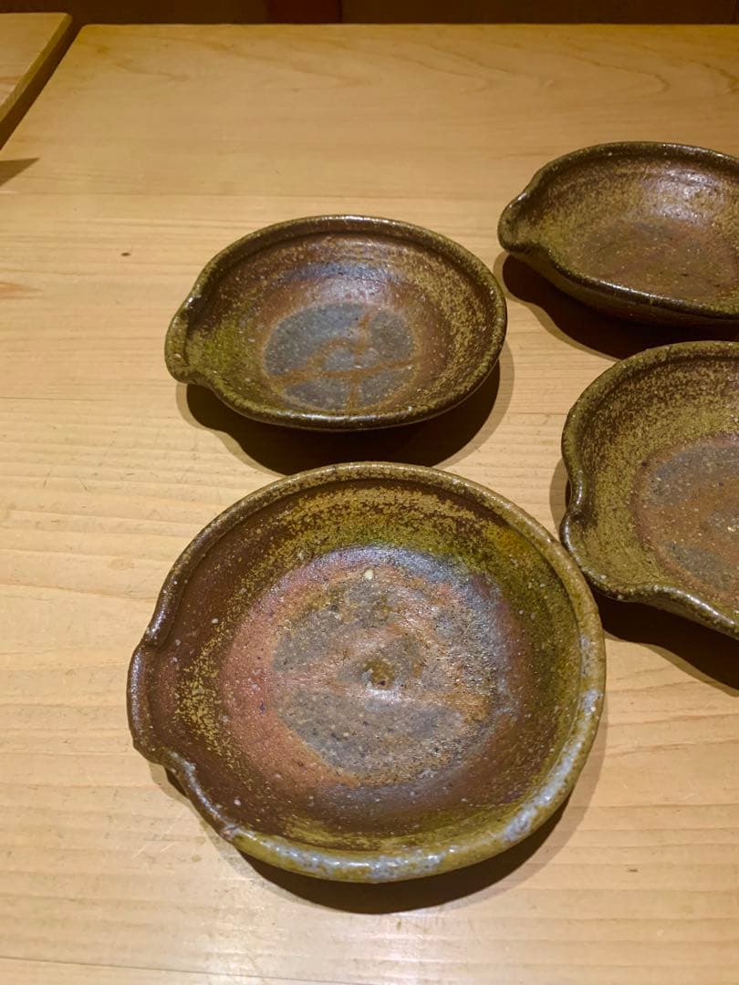 【希少 和歌山時代】6客セット 平岡仁 備前 片口小鉢