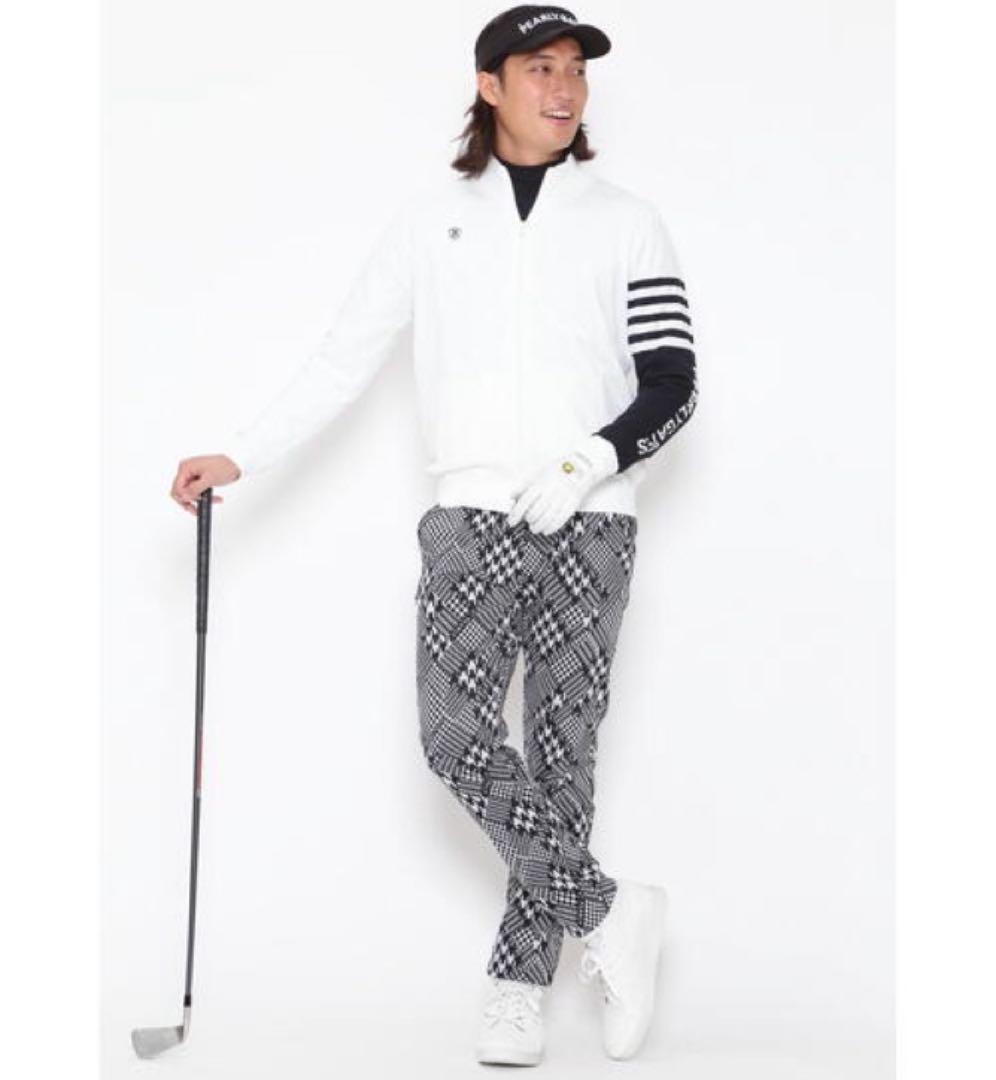 新品【PEARLY GATES】パーリーゲイツ　ゴルフ　ジャガードパンツ　5