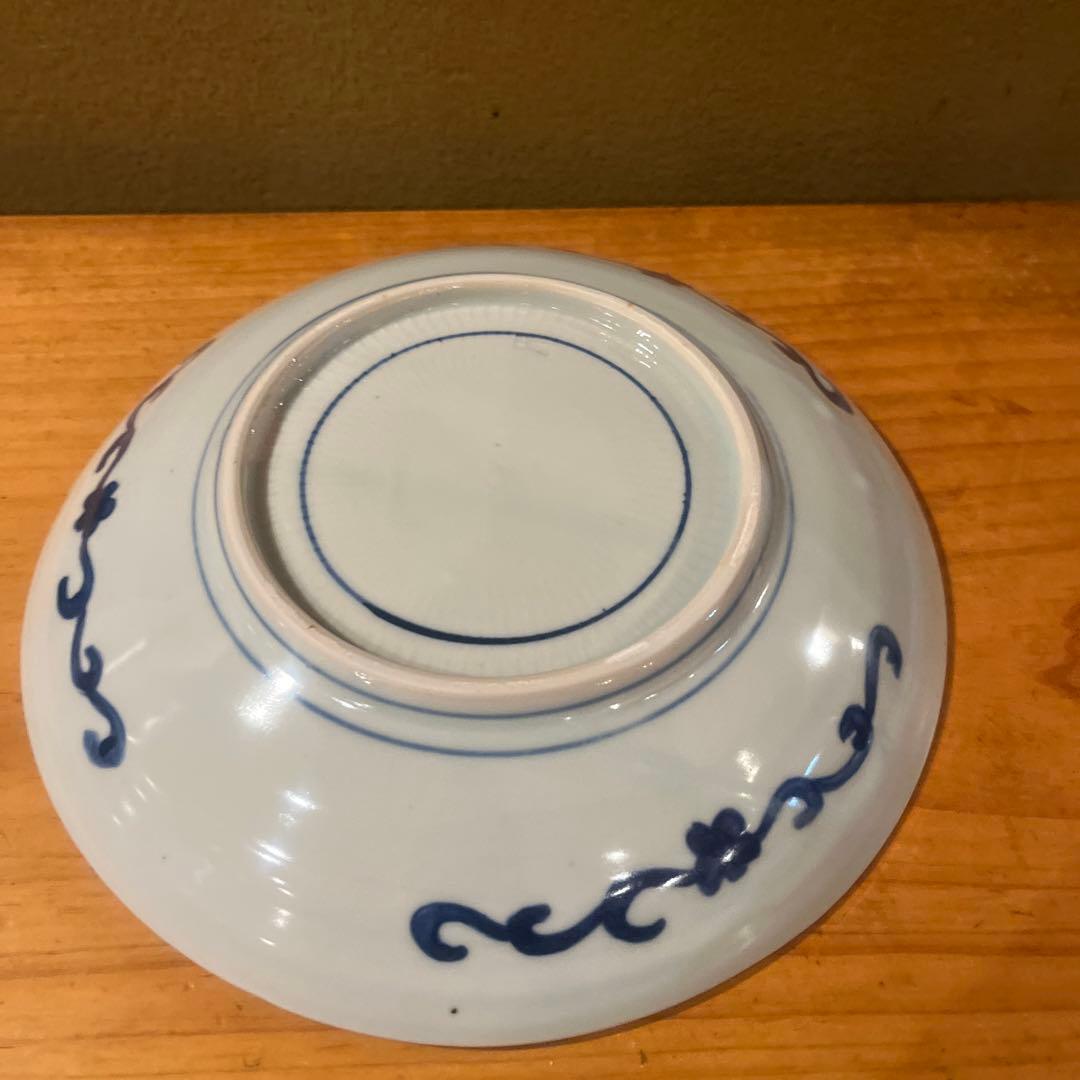 シ*ロ様 村田森　　　染付7寸皿　　5枚