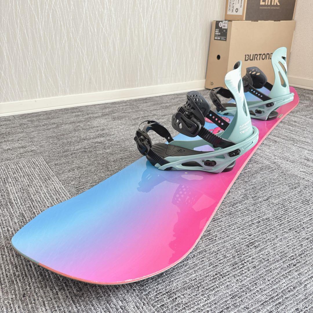 62超豪華❗️LOBSTER×FLUX スノーボードセット★154cm+ビン付