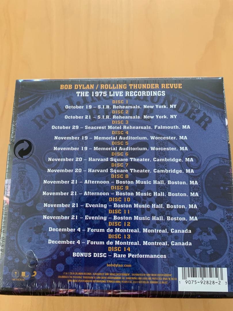 洋楽 Bob Dylan The Rolling Thunder Revue 1975