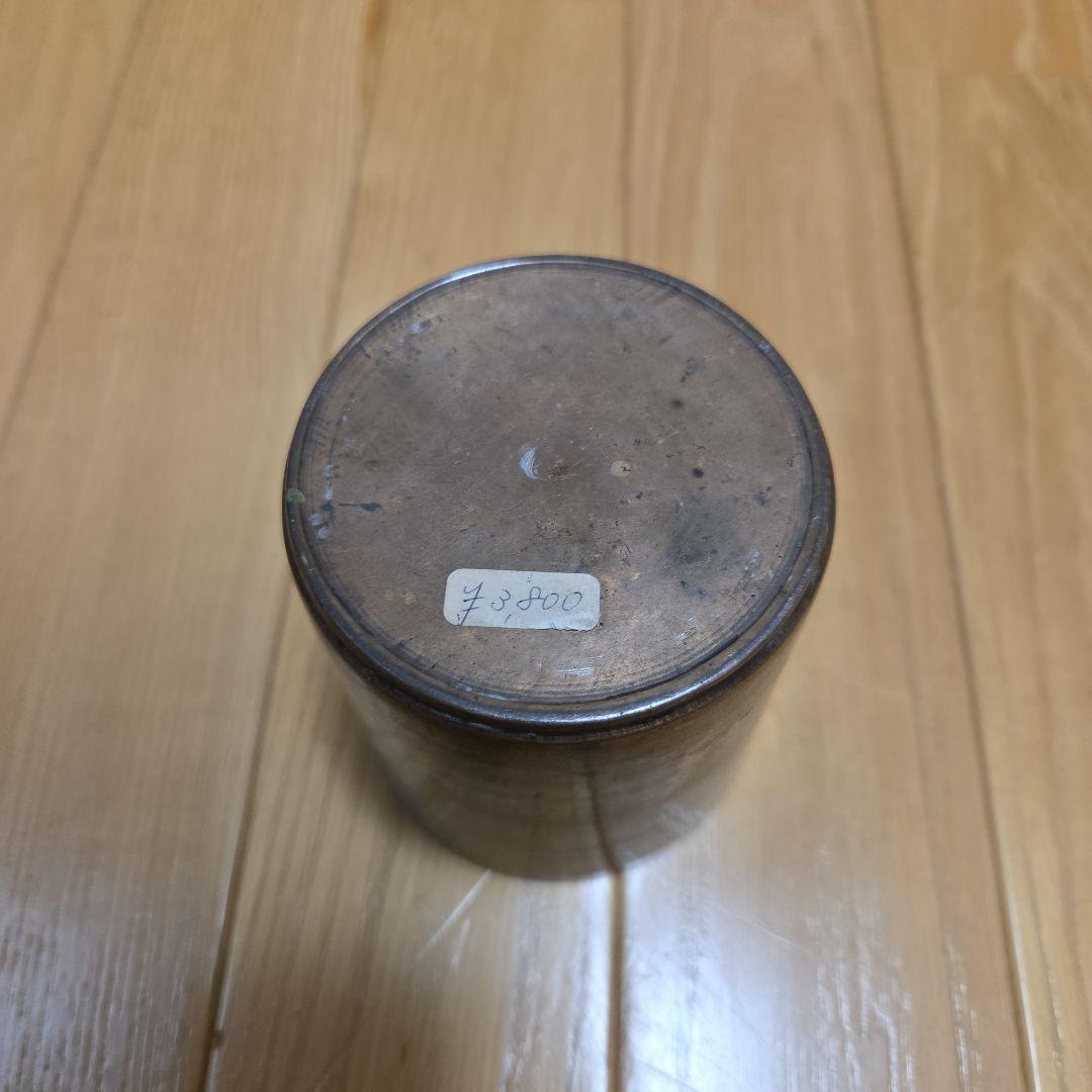 真鍮製？のアンティークな珍品　拡大鏡とフリーカップ2点セット➕️オマケ付き