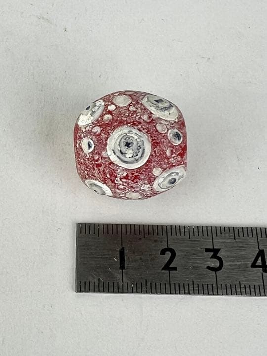 古代 戦国玉 東周漢王朝 トンボ玉 アンティーク ガラスビーズ