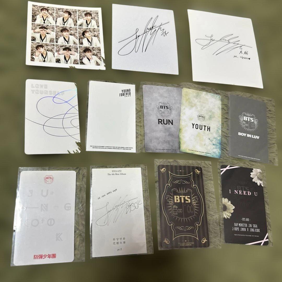 Jungkook ポラロイドBTS トレカ