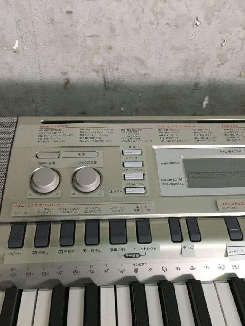 CASIO カシオ WK-200 電子キーボード シンセサイザー 電子ピアノ