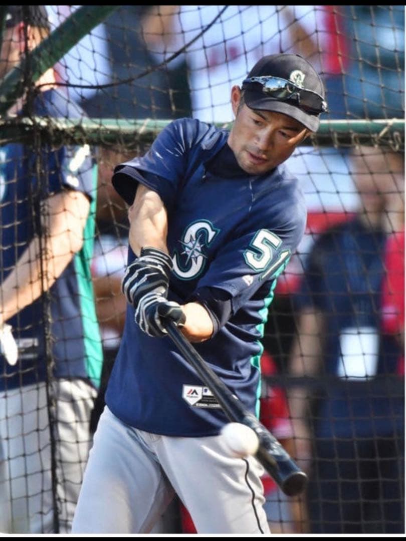 イチロー【直筆サイン】MLB証明有り〈特典有〉野球 メジャー パット A