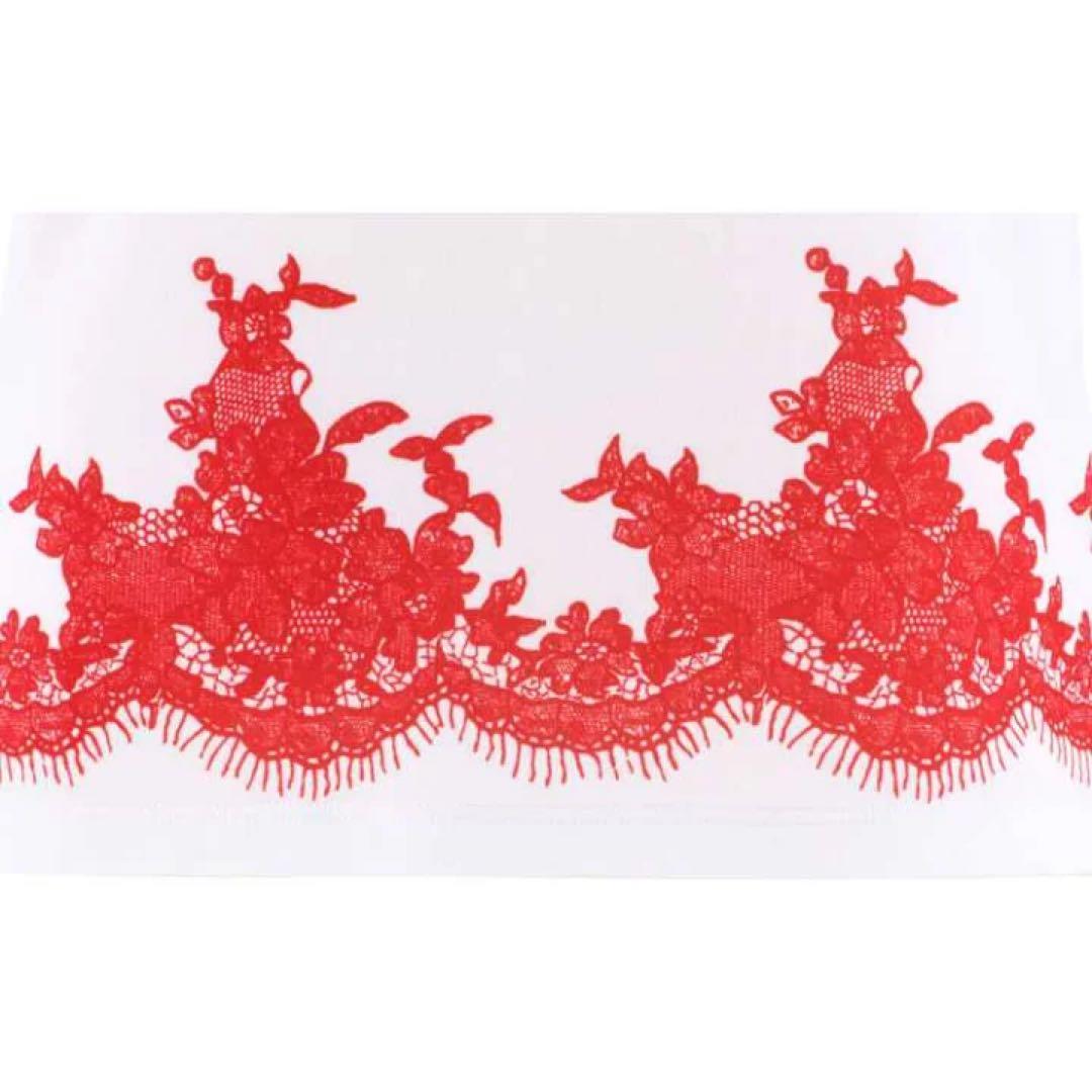 FILAフィラ＊紺×レッドのプリーツスコートと刺繍アレンジ美シルエットトップス