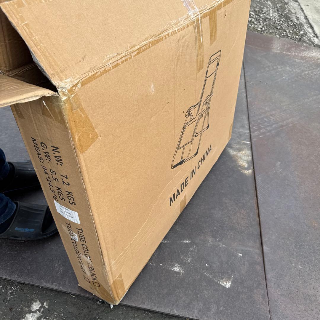 折りたたみ式アウトドアチェア 黒　アウトドア　キャンプ　BBQ 釣り