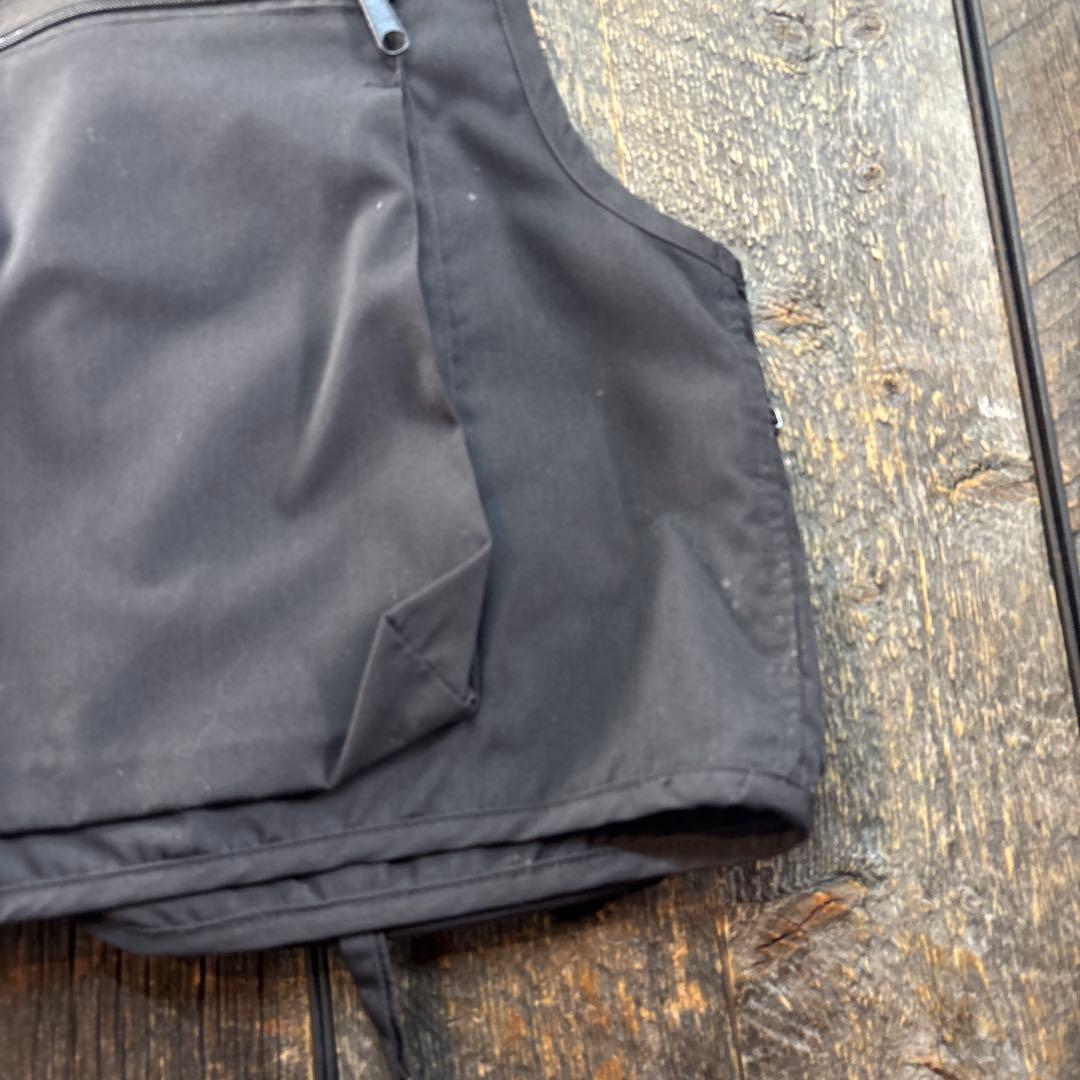 古着　フィッシングベスト　ブラック　フライベスト　多ポケット L アウトドア