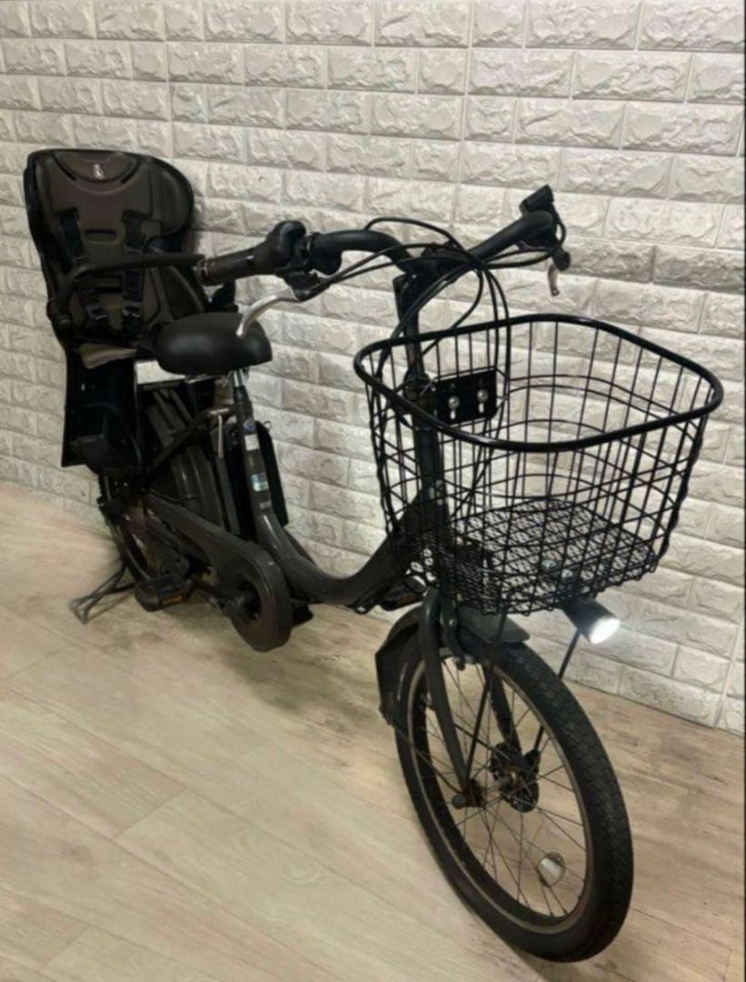 美品✨新品✨サドル✨バッテリー最高レベル✨ブリヂストンビッケ✨子供乗せ電動自転車