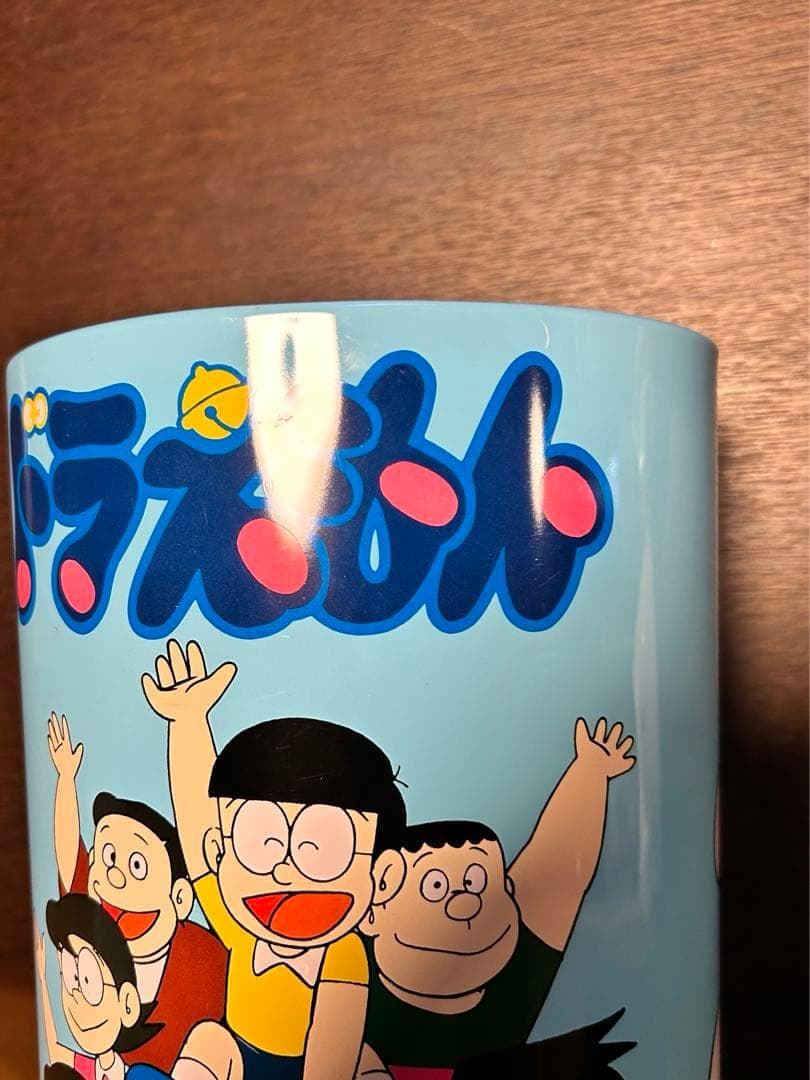 【非売品】ドラえもん　ペール缶　ゴミ箱　ブリキ缶　レア レトロ　限定