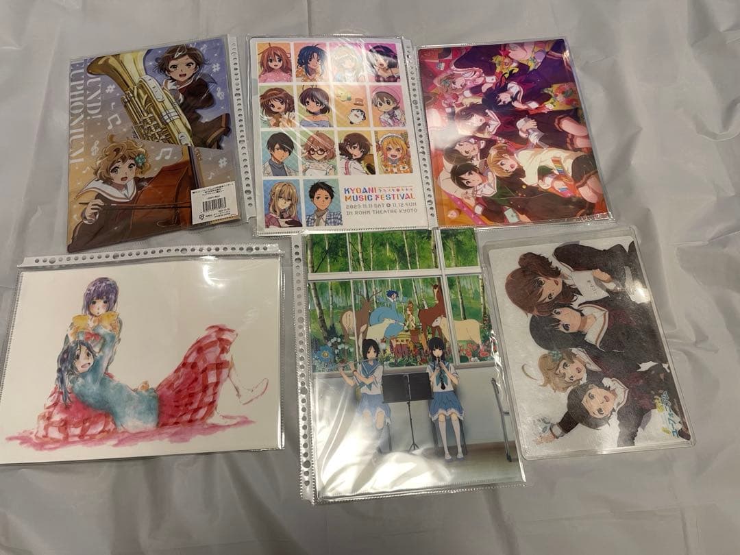 響け!ユーフォニアム　クリアファイル47枚　下敷き1枚