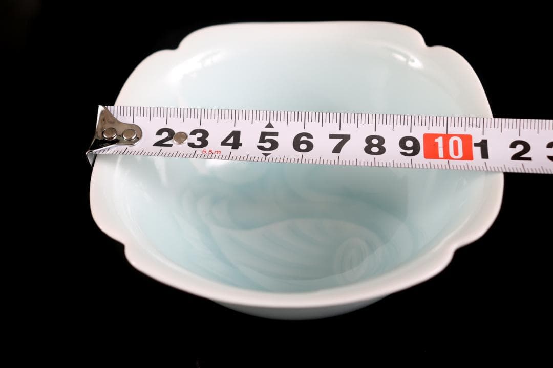 人間国宝 塚本快示 快山窯 青白磁水鳥文 小鉢 五客 共箱