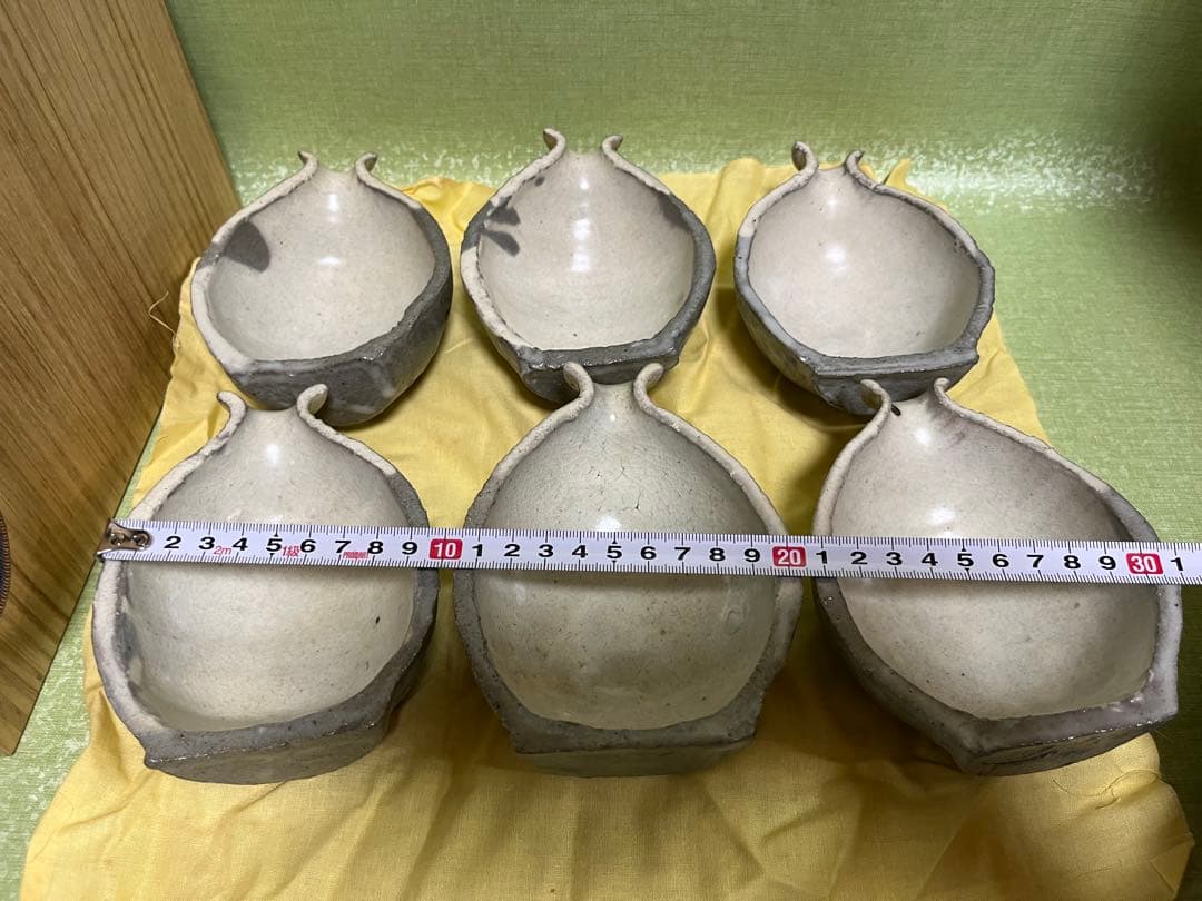 (ト23) 向付け 切り徳利 6客 [ 槇 啓州 ] 讃岐七宝山旺禅寺窯